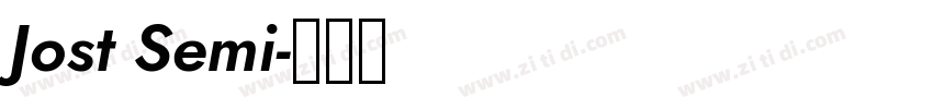 Jost Semi字体转换